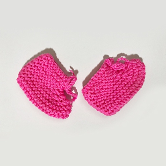 Baby Knitwear Cat Ear Hooded Pram With Booties - Picture 3 of 7